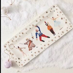 New Anthropologie 2025 Nutcracker New York City Ballet Stoneware Platter